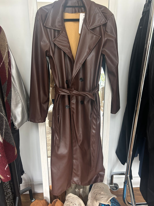 Chocolate Brown Trench Coat