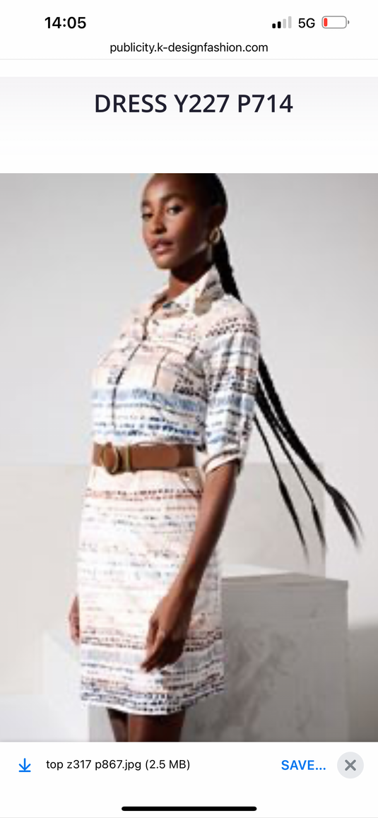 K design short neutral dress