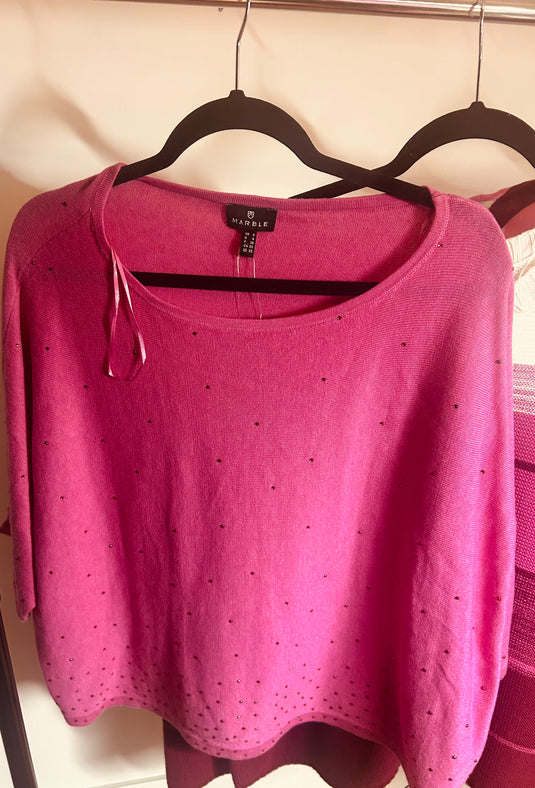 Pink Marble Jumper