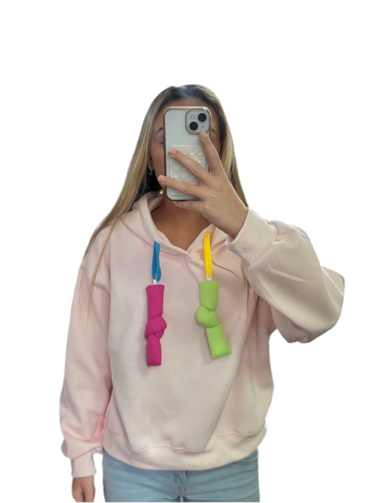 Pastel coloured hoodies