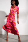 K Design pink&orange dress