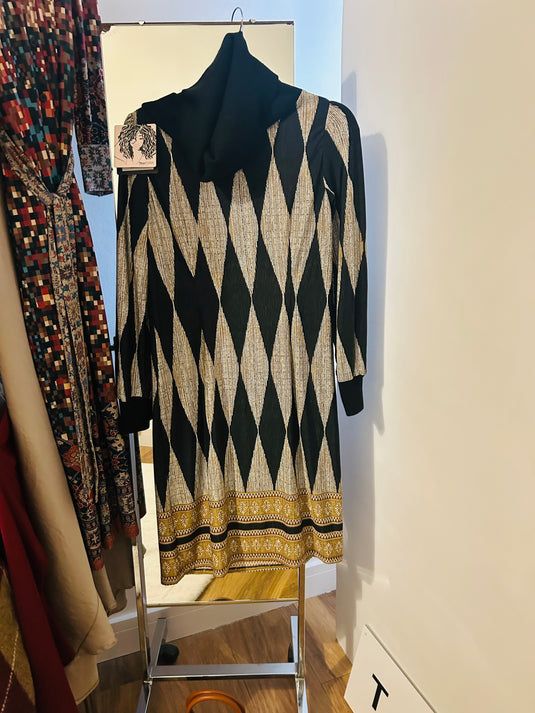 K Design Harlequin Short Dress