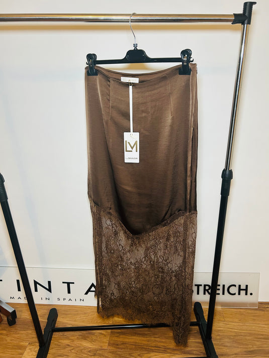 Stunning Satin &Lace Skirt