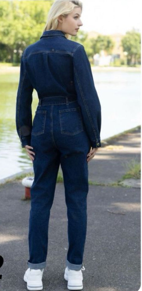 Denim Jumpsuit Boiler Suit