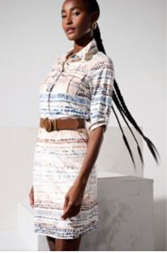 K design short neutral dress