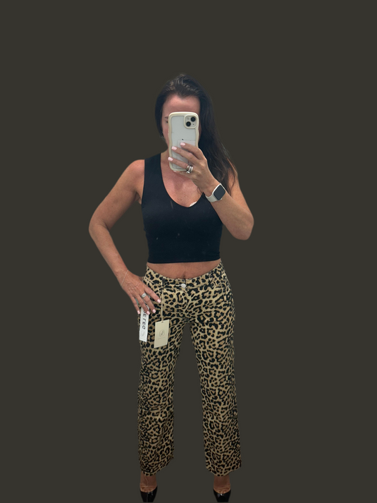 Animal Print Jean