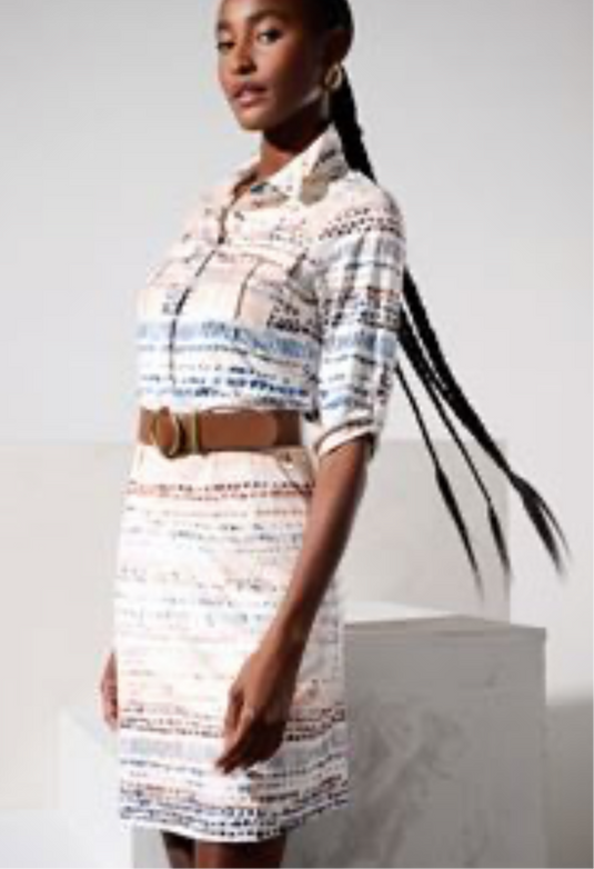 K design short neutral dress