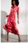 K Design pink&orange dress