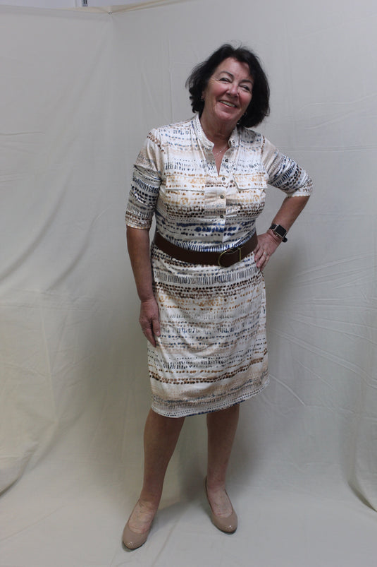 K design short neutral dress