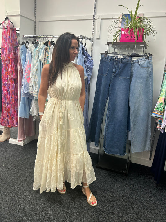 Cream summer dress