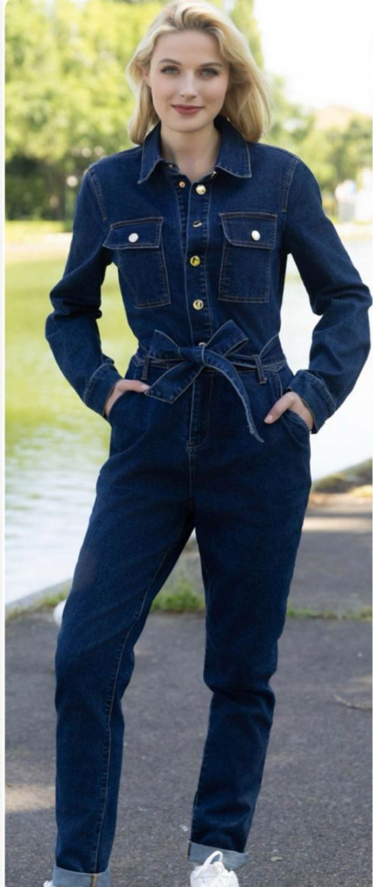 Denim Jumpsuit Boiler Suit