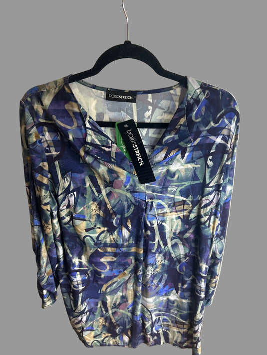 Patterned Doris Streich Top